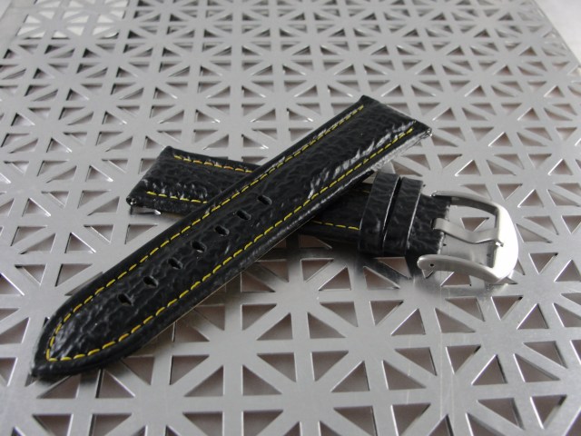 Brady Shark Elite Strap with Yellow Stitching